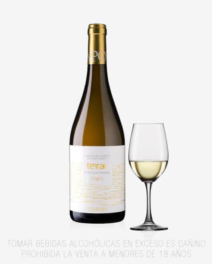 Botella de vino orgánico Terrae Finca La Dehesa Garnacha Blanca