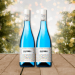 Dos botellas de vino Euforia Blue Frizzante.